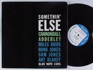 CANNONBALL ADDERLEY & MILES DAVIS Somethin' Else BLUE NOTE LP w. 63rd