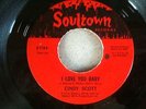 CINDY SCOTT    I LOVE YOU BABY  SOULTOWN  S 718    EX  CON