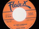 HEAR Rockabilly Popcorn 45 PAULINE ROGERS I'm Just a Woman on Flair - X