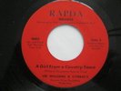 LEE WILLIAMS & The CYMBALS A Girl From  Country Town RAPADA 0003 NEAR MINT 45
