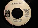 TOMMIE YOUNG'' HIT & RUN LOVER / RARE- NORTHERN SOUL 45'' EX ON SOUL POWER PROMO