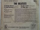 BEATLES - TWIST AND SHOUT - RARE IRISH PRESS EP WITH IRISH STICKERED PS - 1963