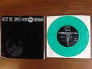 NIRVANA MELVINS Split 7 Bright GREEN Here She Comes Now Buzzo Velvet Underground