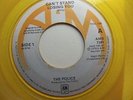 The Police – Can’t Stand Losing You 1978 yellow vinyl 7” A&M AMS 7381