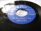 JUNIOR McCANTS - THE BOY NEEDS A GIRL / HELP MY LOVE - KING