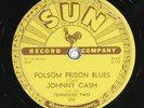 78 RPM -- Johnny Cash, Sun 232, Folsom Prison Blues, EE-