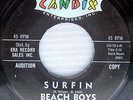 BEACH BOYS Surfin / Luau ORIGINAL Candix PROMO 45 CC01