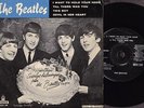 THE BEATLES - I WANT TO HOLD YOUR HAND - SWEDISH EP 1964 GEOS 209
