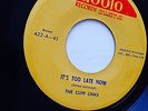 The Cuff Links 1957 DOO WOP 45 It's Too Late Now on Dooto Label HEAR #BB46