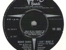 BESSIE BANKS: I CANT MAKE IT (UK VERVE VS 563 ) NORTHERN - NEAR MINT