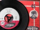 Johnny Hallyday pochette rouge médaillon + SP juke-box Vogue
