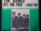THE KINKS - SET ME FREE / I NEED YOU - RARE HOLLAND PYE 7N 15854