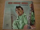 ROCKABILLY  GENE VINCENT & THE BLUE CAPS rocks  CAPITOL LP  T-970 CLEAN & GREAT