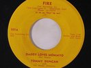 TOMMY DUNCAN: Daddy Loves Mommyo / Crazy Mixed Up Kid 45 rare Rockabilly