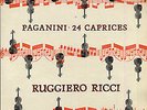 DECCA LXT 5569 UK made - Ruggiero RICCI violin PAGANINI 24 capricci