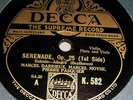 Trio Pasquier , Darrieux , Moyse Rare Decca 2-78 RPM  Beethoven Serenade op. 25