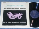 HENRI HONEGGER cello sonates BRAHMS 1stPress VALOIS MB 472 MINT