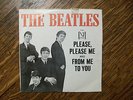 THE BEATLES Please Please Me VEE JAY VJ 581 PICTURE SLEEVE & 45 ORIGINAL