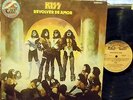 KISS LOVE GUN REVOLVER DE AMOR RARE ARGENTINA EDIT LP CVR/LBLS IN SPANISH