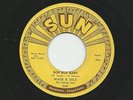 RARE Rockabilly Wade & Dick 'Bop Bop Baby' 1957 Original SUN Label 45 Mint-