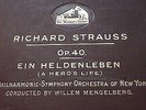 Willem Mengelberg  Strauss  HMV D1711/5  UK 5x 78rpm 12’’ E+