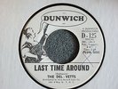 Del-Vetts Last Time Around Dunwich 125 Promo Mint- Garage Classic 60's Punk