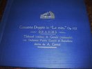 CORTOT THIBAUD CASALS BRAHMS DOUBLE CONCERT VDP 1929 EX 4-78RPM  ITALY W/ BOX