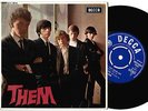 THEM with VAN MORRISON on DECCA 7-inch EP - MONO UK DECCA