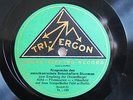 78rpm Prof. JACOB GOULD SCHURMAN - VERY RARE SPEECH on GERMAN TRI-ERGON 