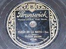 CUBA 78 rpm RECORD Brunswick SEXTETO MACHÍN Son FUEGO EN LA MAYA / MAMÁ YO...