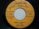 KILLER RARE INSTRO 45 Earl Craig & the Down Beats - Saki   Dominion HEAR IT