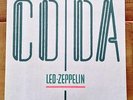 Led Zeppelin CODA, vinyl LP, mint, 1982, UK pressing