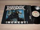 PARADOX LP - HERESY / 1989 ROADRUNNER RECORDS METAL in MINT - RAR
