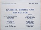 RARE BLUES-GABRIEL BROWN & HIS GUITAR-1944-45 POLICY WHEEL/FLYRIGHT 4592
