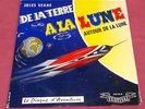 DE LA TERRE A LA LUNE    LP  JULES VERNE  FESTIVAL  DISQUE D'AVENTURE