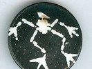 The CURE rare original 'Carnage Visors' badge UK 1981 great PUNK memorabilia