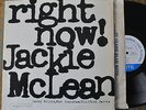 VG+ Jackie McLean Blue Note 84215 Right Now Stereo NY USA RVG LP with MONO cover