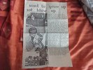 DISCHARGE Company Issued Lyric sheet (1980S) Sex Pistols/GBH/Motorhead/Damned