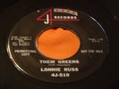 EX Soul 45 : Lonnie Russ   Lil' Evette   Them Greens   4J -510 Promo