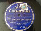 Cesar Franck Sonata Joan Massia Blanche Selva Columbia 78rpm x4