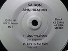 Rare OC Punk EP SAIGON Annihilation 1981 EP on WWIII Records GROOVY