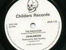 Avalanche - The Preacher Childers Records AVA 1. Rare NWOBH single from Matlock