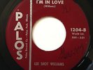 LEE SHOT WILLIAMS I'm in love Mod r&b Soul 45 (Palos) *HEAR