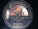 VATICAN 78 rpm RECORD Gramofono CASTRATO ALESSANDRO MORESCHI Lorenzo Perosi ROMA
