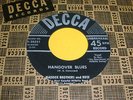 MADDOX BROTHERS & ROSE Hangover Blues 45 Killer Rockabilly Orig Decca NM Beauty