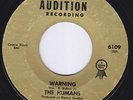 HUMANS Warning RARE Back From The Grave GARAGE 45 us orig mod dancer BFTG G45