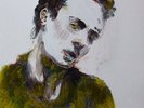 Joe Strummer oil portrait, signed by artist, punk, The Clash, Sex Pistols, Slits