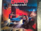 DARKNESS Defenders Of Justice 1988 LP + zine clippings & Lyric Insert 1st Press