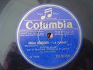 FRANCIS PLANTE UNACCOMPANIED  MENDELSSOHN 78RPM   FRANCE