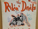 ROCKIN DEVILS BRING BACK ROCK N ROCK HOT STUFF LP SIGNED
